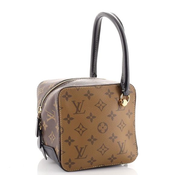 Louis Vuitton Square Bag Reverse Monogram Canvas Brown - Picture 2 of 7